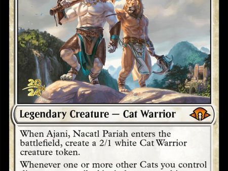 Ajani, Nacatl Pariah [Modern Horizons 3 Prerelease Promos] Online Hot Sale