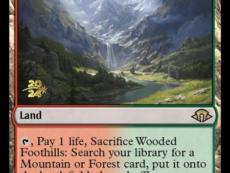 Wooded Foothills [Modern Horizons 3 Prerelease Promos] Online Hot Sale