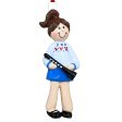 Clarinet Girl Christmas Ornament For Discount