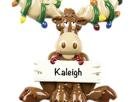 Moose Christmas Ornament on Sale