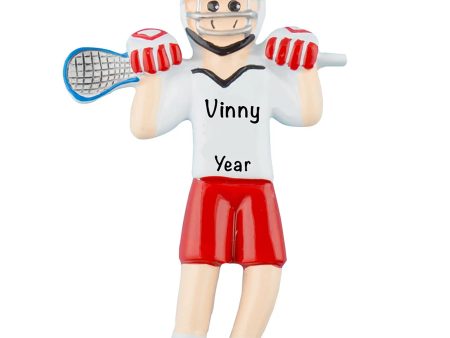 Lacrosse Player Personalized Ornament Cheap