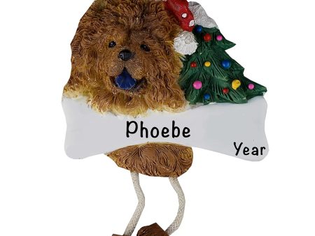 Chow Chow Personalized Ornament With Dangling legs Discount