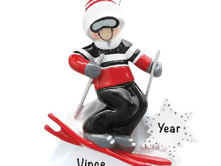 Ski Guy Christmas Ornament Online now