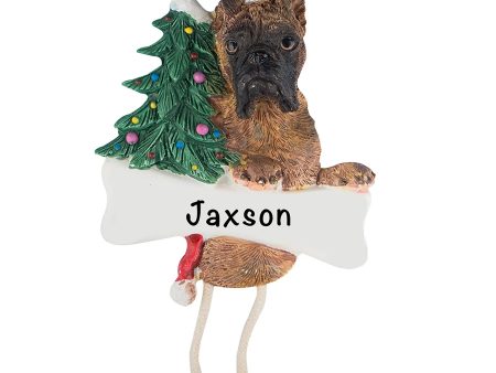 Boxer - Brindle & Cropped Personalized Ornament Online Sale