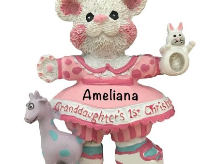 Granddaughter s 1st Christmas Personalized Ornament Supply