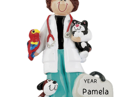 Veterinarian Girl Personalized Ornament Online