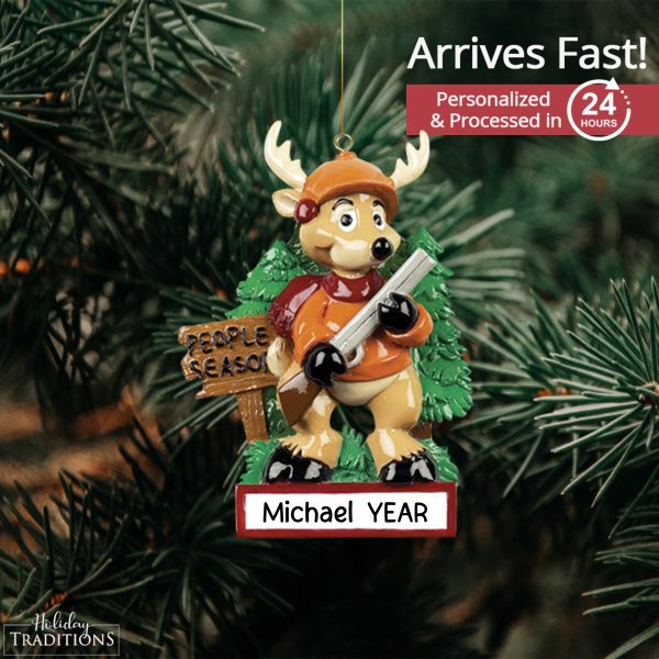 Hunting Deer Christmas Ornament Cheap