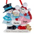 New Mommy and Daddy Christmas Ornament Discount