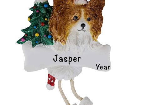 Papillon Personalized Ornament Online Sale