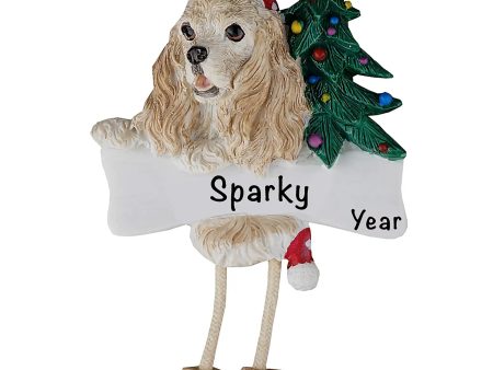 Cocker Spaniel Personalized Ornament - Parti Style For Discount