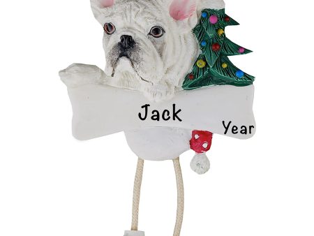 French Bulldog Personalized Ornament - Cream Color Discount