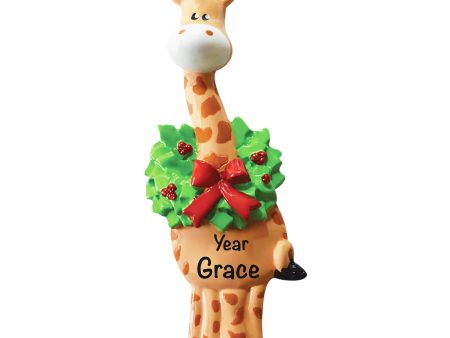 Christmas Giraffe Christmas Ornament For Cheap