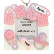 Pink Baby Photo Frame Personalized Ornament Sale