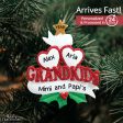 Grandkids Hearts Family of 2 Christmas Ornament Discount