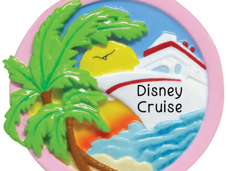 Cruise Ship Tropical Personalized Ornament Hot on Sale