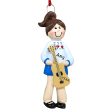 Guitar Girl Christmas Ornament For Sale