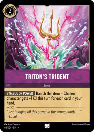 Triton s Trident (66 204) - Ursulas Return Cold Foil [Uncommon] on Sale