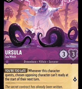 Ursula - Sea Witch (59 204) - Into the Inklands Cold Foil [Rare] For Cheap