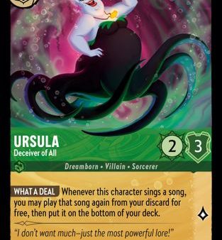 Ursula - Deceiver of All (91 204) - Into the Inklands Cold Foil [Legendary] Sale