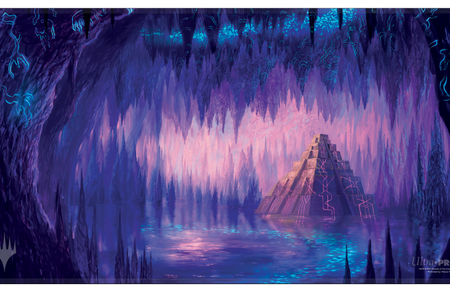 Magic: The Gathering - The Lost Caverns of Ixalan: Cavern of Souls White Stitched Playmat Discount