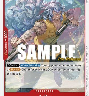 Adio (OP03-002) - Pillars of Strength Pre-Release Cards  [Uncommon] Online Hot Sale