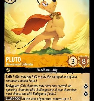 Pluto - Determined Defender (17 204) - Into the Inklands Cold Foil [Rare] For Discount