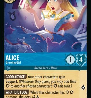 Alice - Growing Girl (137 204) - Rise of the Floodborn Cold Foil [Legendary] Online Hot Sale