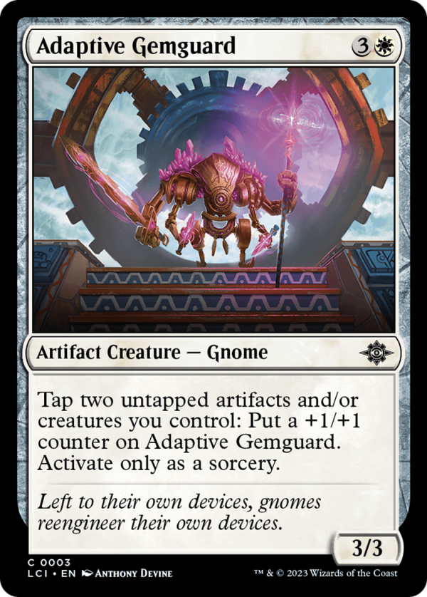 Adaptive Gemguard (LCI-003) - The Lost Caverns of Ixalan [Common] Hot on Sale