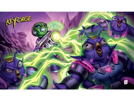 KeyForge Adventures - Genetic Blast Playmat Online now