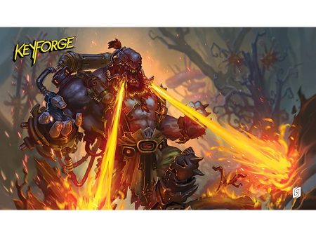 KeyForge Adventures - Crim Torchtooth Playmat Online Hot Sale