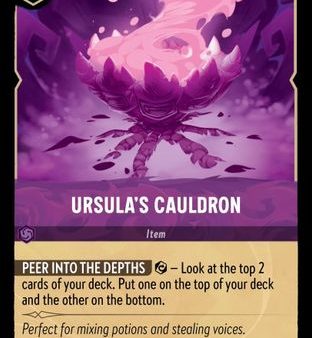 Ursula s Cauldron (67 204) - The First Chapter Cold Foil [Uncommon] Online Sale