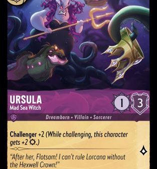 Ursula - Mad Sea Witch (57 204) - Ursulas Return  [Uncommon] Hot on Sale