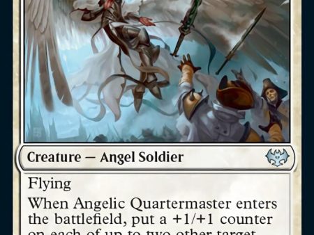 Angelic Quartermaster (VOW-002) - Innistrad: Crimson Vow [Uncommon] Online Sale