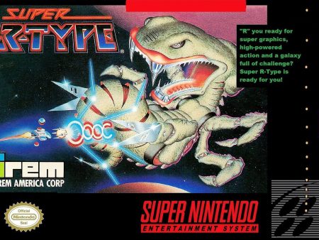 SUPER R-TYPE  - SNES (W BOX & MANUAL) Cheap