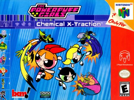 POWERPUFF GIRLS: CHEMICAL X-TRACTION  - N64 (W BOX & MANUAL) For Sale