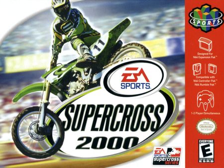 SUPERCROSS 2000  - N64 (W BOX & MANUAL) Online now