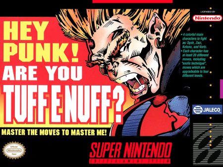 HEY PUNK! ARE YOU TUFF E NUFF?  - SNES (W BOX & MANUAL) For Sale