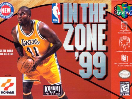 NBA IN THE ZONE  99  - N64 (W BOX & MANUAL) on Sale