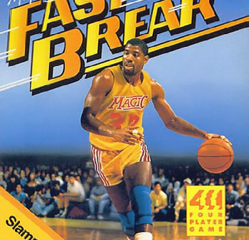 MAGIC JOHNSON S FAST BREAK  - NES (W BOX & MANUAL) Cheap